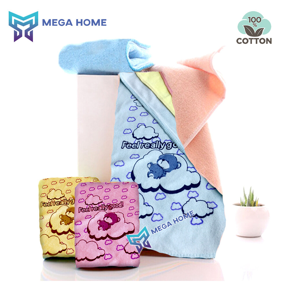 Acebell Small Table Cloths/ Towel || Quick Drying- 100% Cotton- Soft &amp; comfort || Quick-drying and Good water absorption || Ready Stock+ Fast Deliver