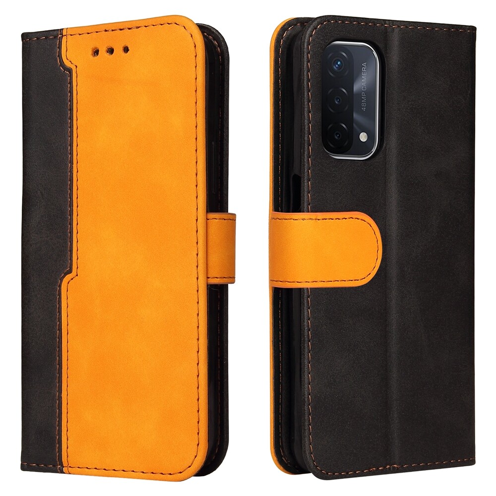 Cho Oppo A17 A17K A57S A77S A57 A77 A76 A96 A55 A54 A74 A94 4G A16 A16K A15 A15S A93 A73 A53 2020 vỏ điện thoại ví da với dây đeo tay khe cắm thẻ vỏ lật bảo vệ vỏ