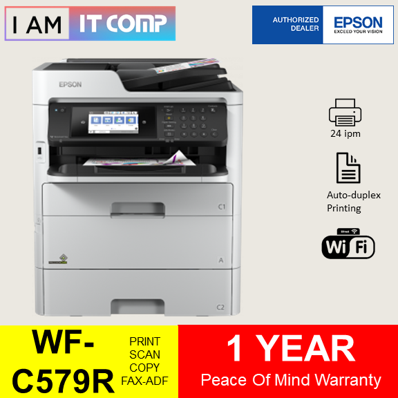 Epson Workforce Pro Wf C579r Duplex All In One Inkjet Printer 6153