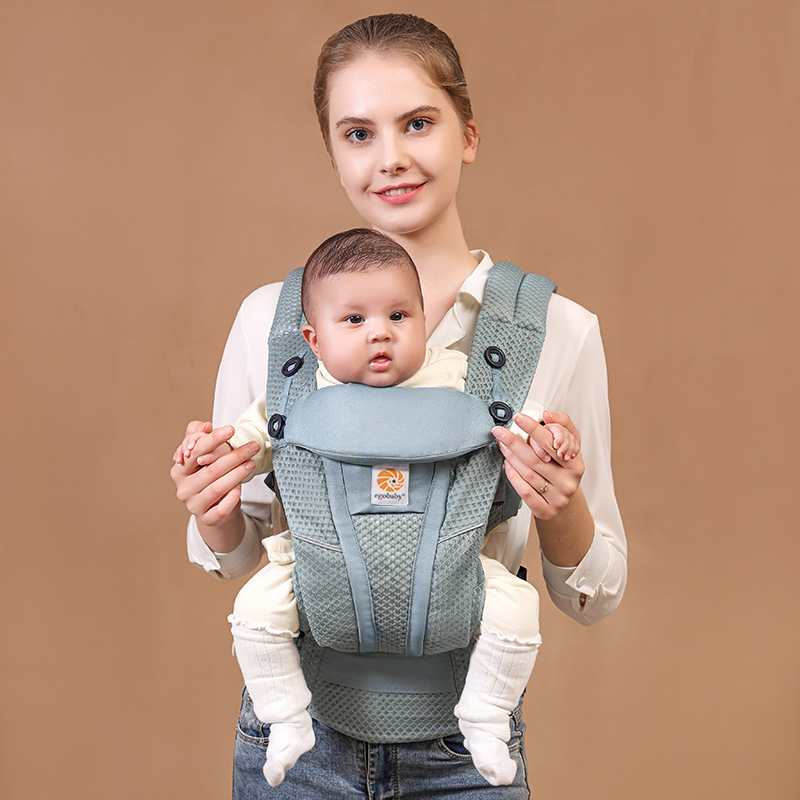 Ergo baby Omni Breeze Breathable Mesh Baby Carrier for Newborn to Toddler with Lumbar Support