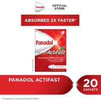Panadol Actifast Caplet Pain Killer for Fast Pain Relief (20s)