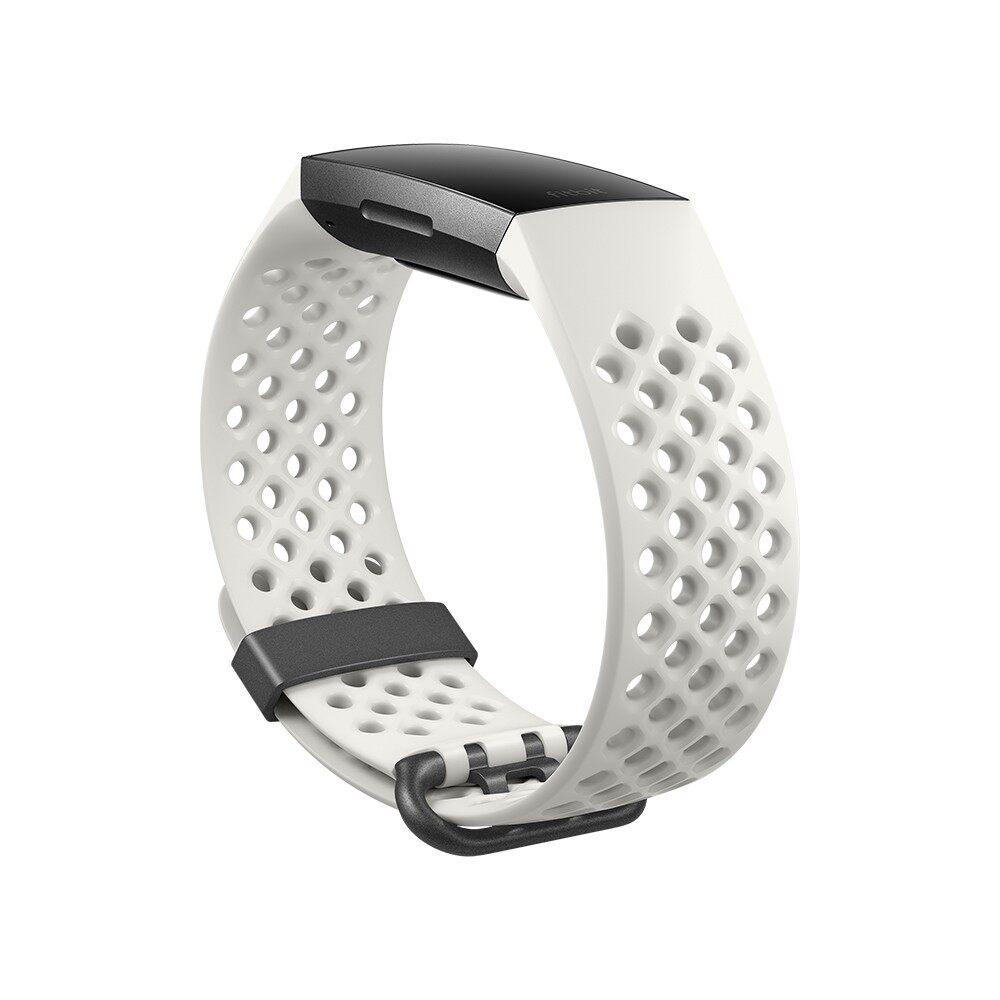 Fitbit Charge 3 Fitness Activity Tracker Special Edition - White Silicon/Lavender Woven - FB410