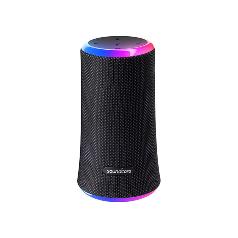 Anker Portable Speaker SoundCore Flare 2 A3165 with PartyCast Technology, Bass Up, Multiple Light Modes, IPX 7 Waterproof, 12 Hours Play Time,  USB-C Charging