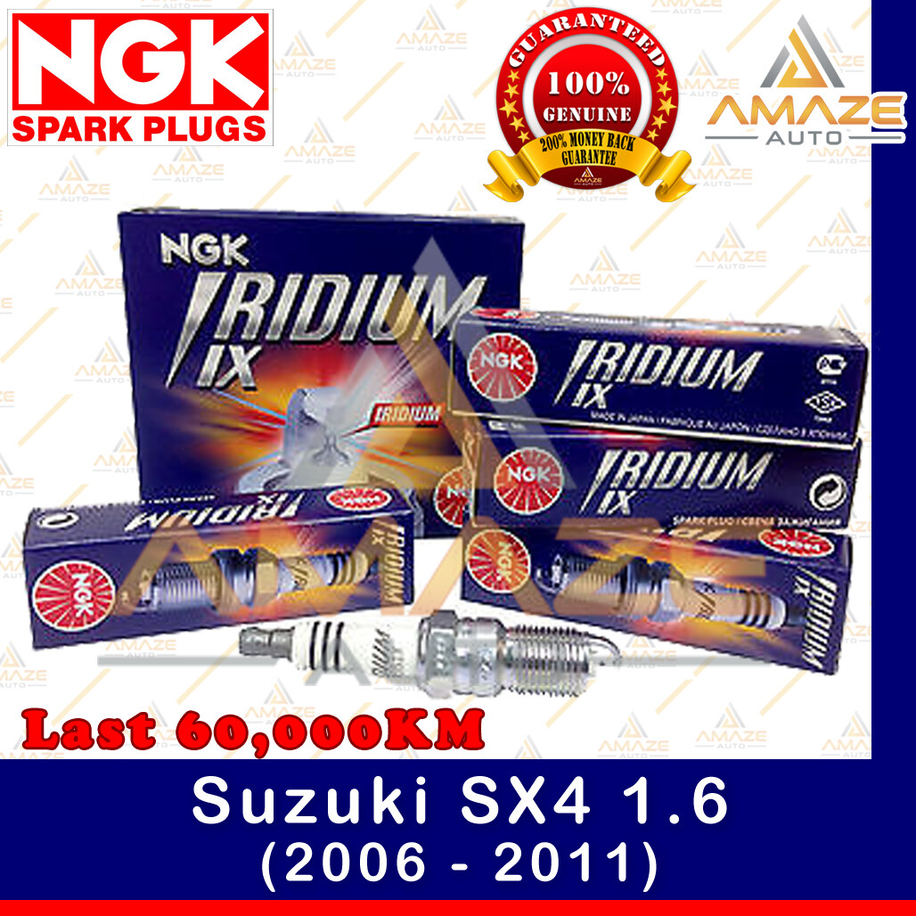 NGK Iridium IX Spark Plug for Suzuki SX4 1.6 (2006 - 2011) - 60,000KM Iridium Spark Plug - Amaze Autoparts