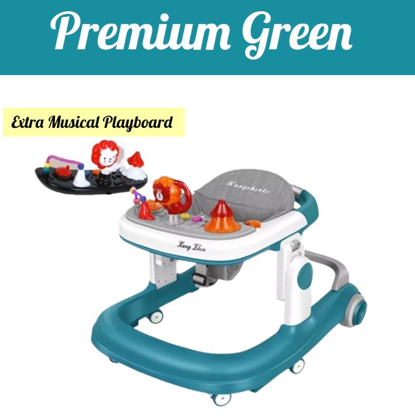 #Readystock Premium Foldable Baby Walker Baby Walker With Music Walker Baby Music Push Walkers Adjustable walker