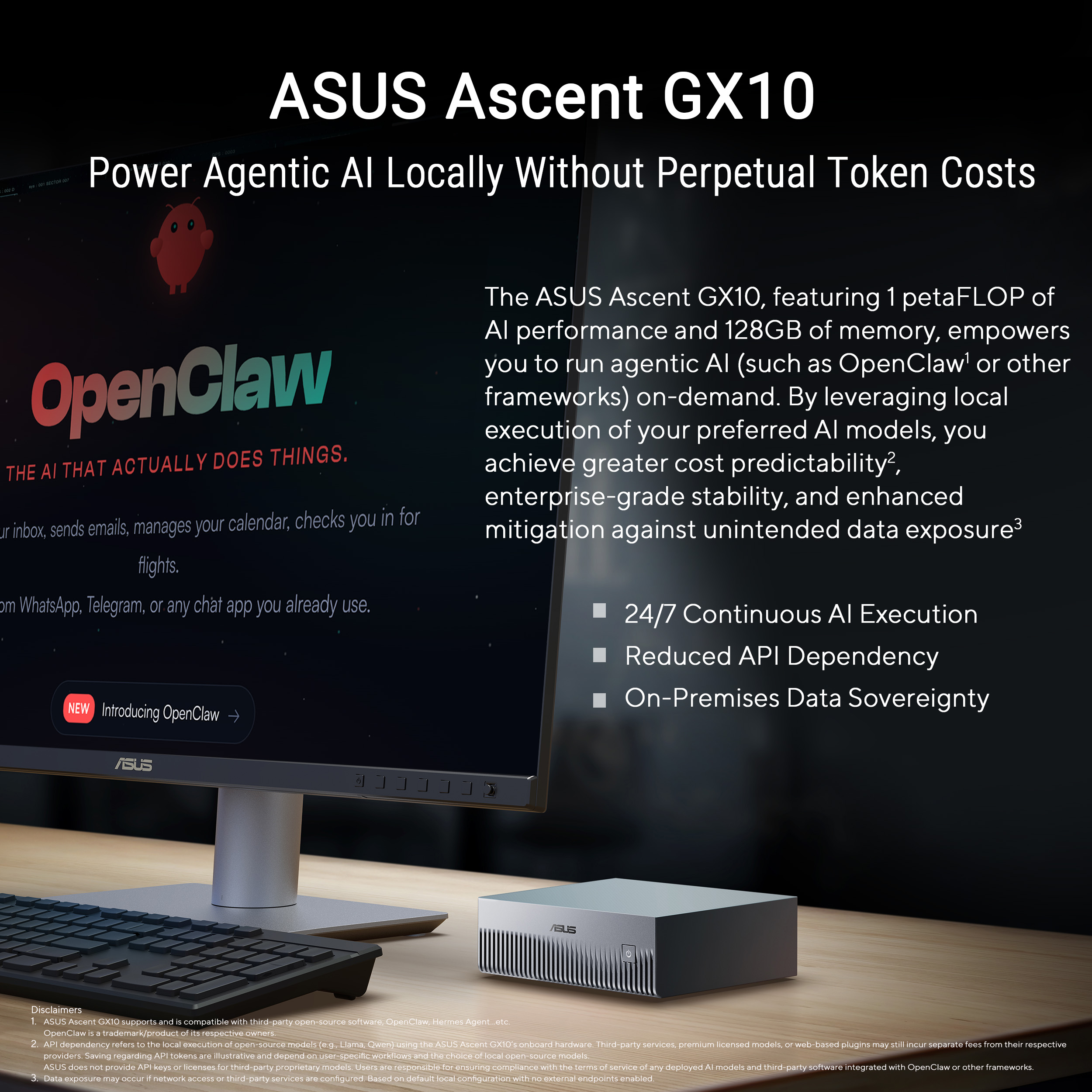 ASUS Ascent GX10 NVIDIA DGX Spark NVIDIA GB10 Grace