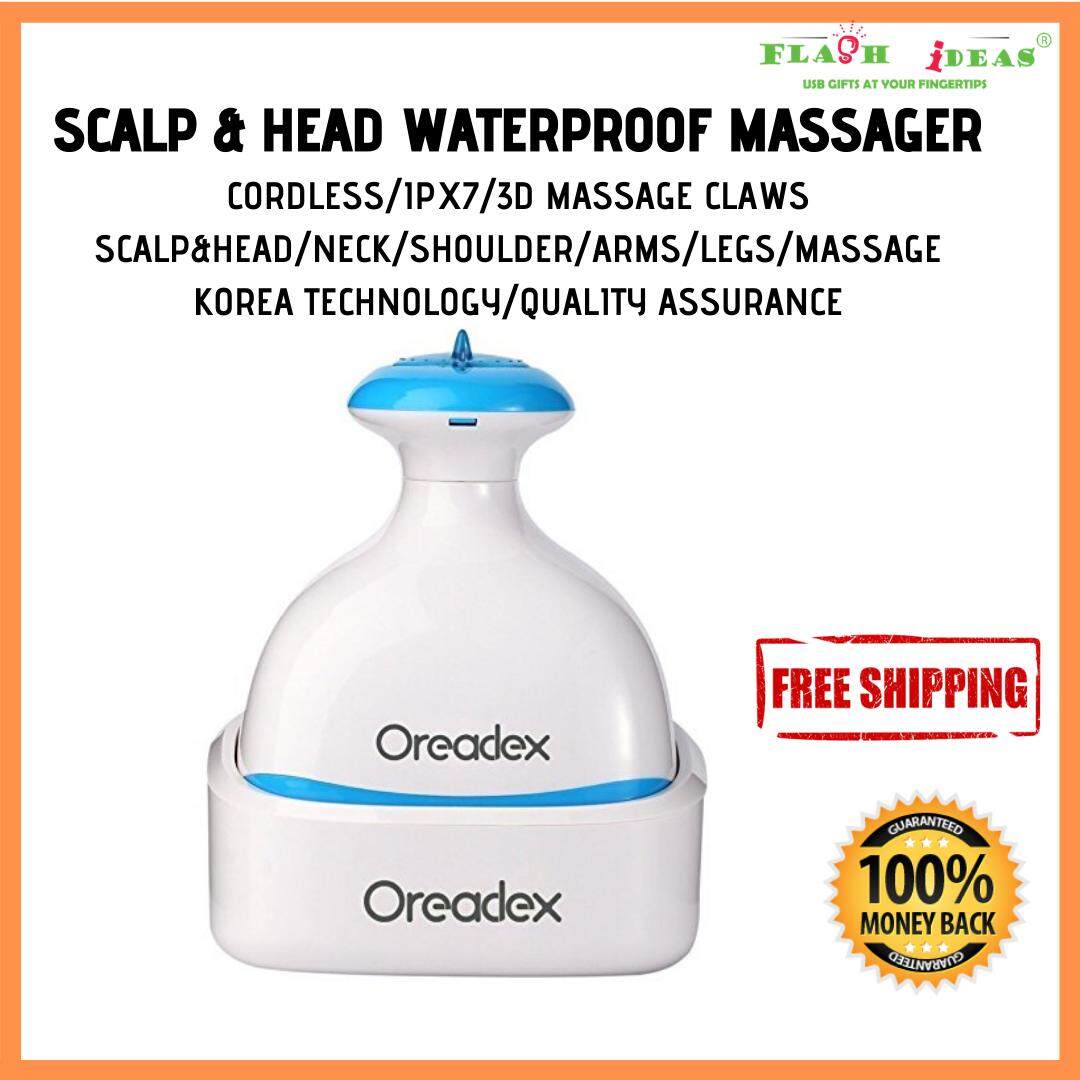 Flash Ideas Oreadex Waterproof Head Scalp Massager (BLUE) OD860