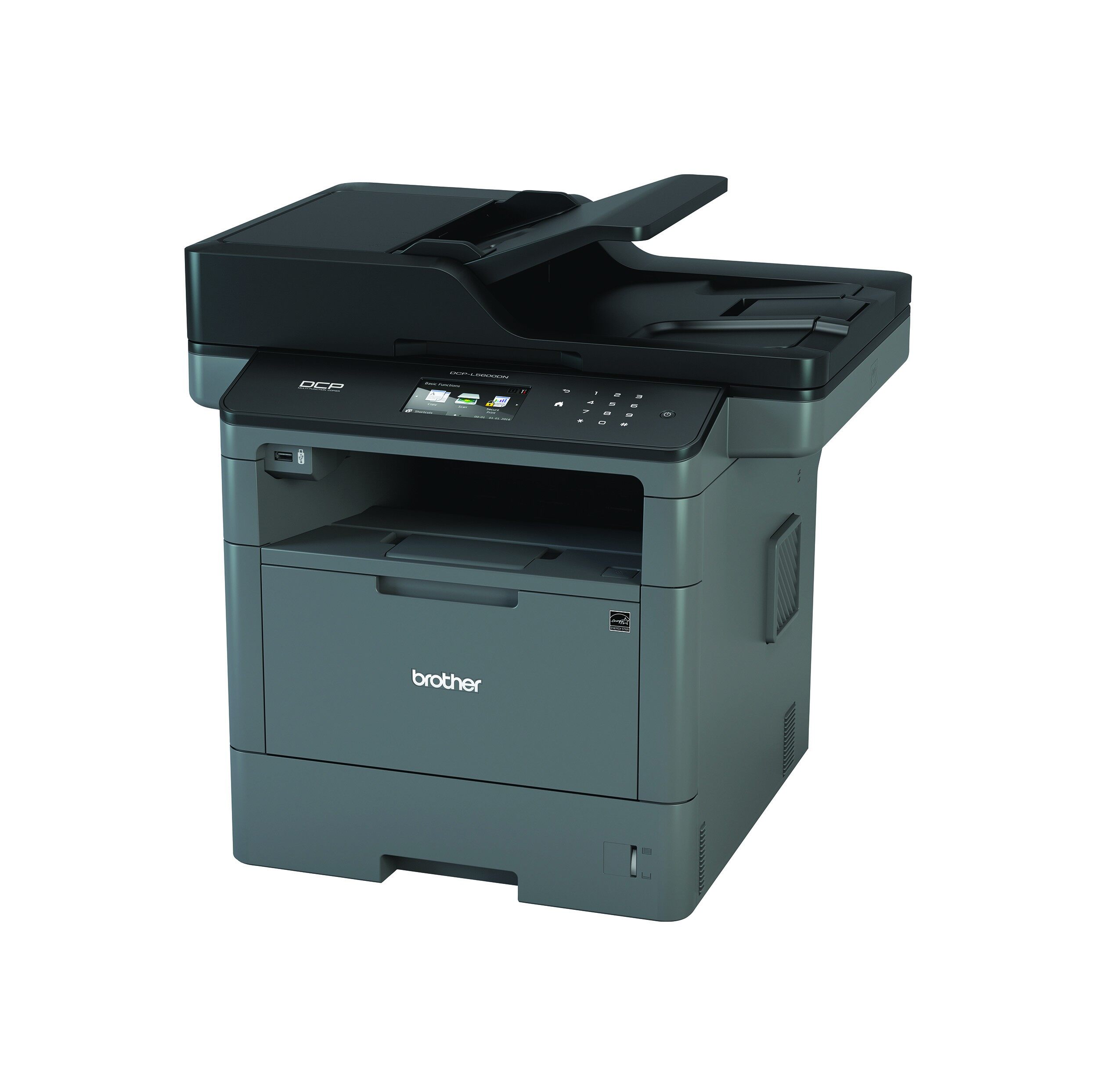 Brother DCP-L5600DN A4 Mono Laser Printer Print Scan Copy Network ADF ...