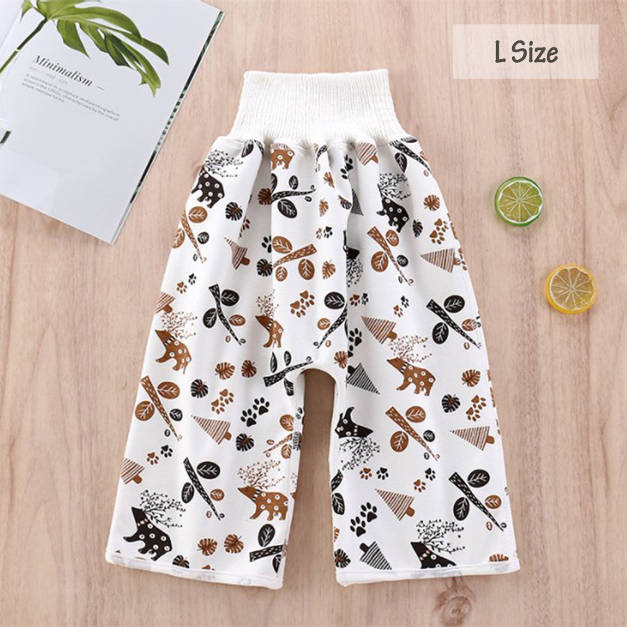 Infant Baby Training Pants Skirts Kid Reusable Diaper Waterproof Urine Pants Skirt Washable Toilet Training Skirts 1-12Y