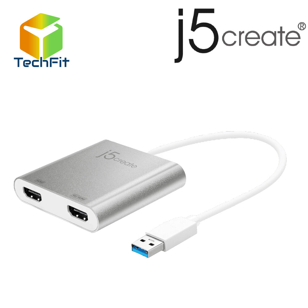 J5Create JUA365 USB 3.0 to Dual HDMI Multi-Monitor Adapter