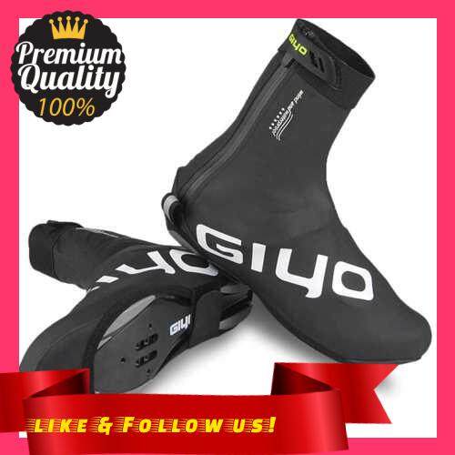 People\'s Choice Waterproof PU Cycling Shoes Covers with Reflective Design Men Women Reusable Thermal MTB Bike Shoes Covers (M)
