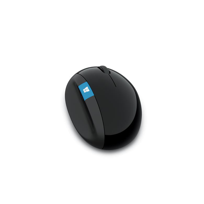 Microsoft Wireless Sculpt Ergonomic Mouse with Bluetrack Technology, Plug and Play, Advanced Ergonomic Design, Thumb Scoop, Window Button, Back Button, Four-way Scrolling