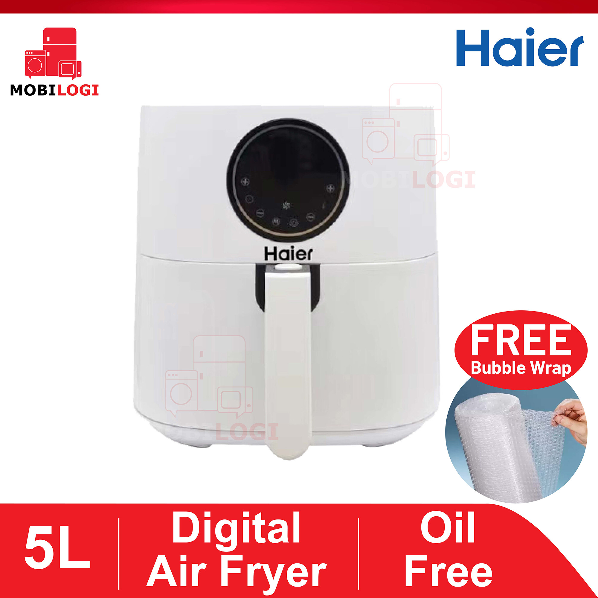 Haier NEW 5L Digital Air Fryer Extra Large Non-stick HA-AF50D