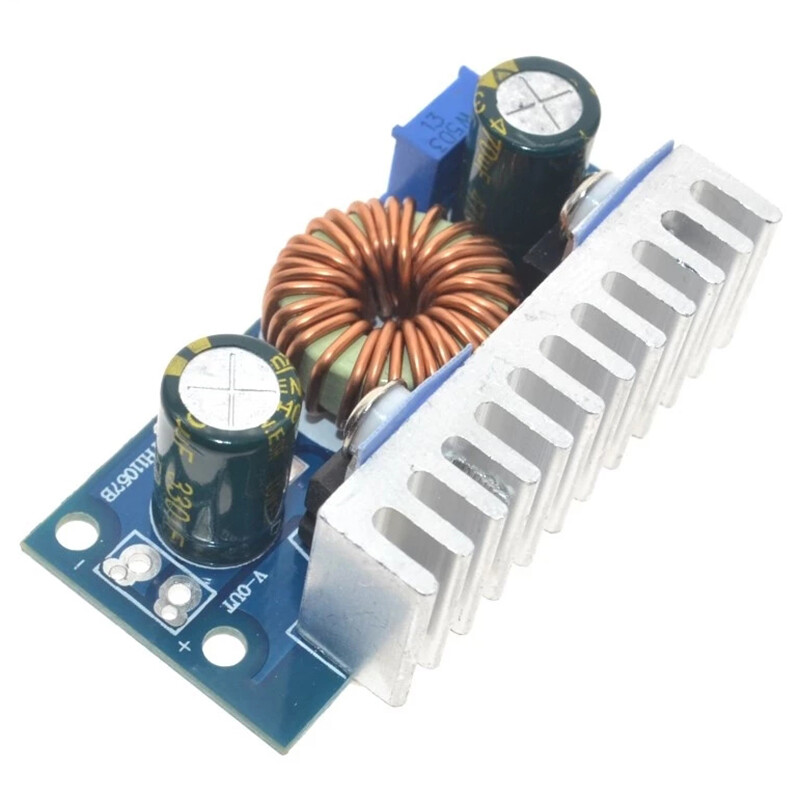 Bộ chuyển đổi tăng áp dc-dc với bộ tản nhiệt không bị cô lập mô đun tăng áp điều chỉnh 4.5-32v đến 5-42v 6a