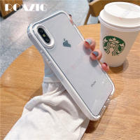 ROAZIC Shockproof Clear Phone Case For iPhone 15 14 13 12 11 Pro Max XS XR X 8 7 Plus SE 2020 Soft Silicone Phone Casing Transparent Phone Cover Shell