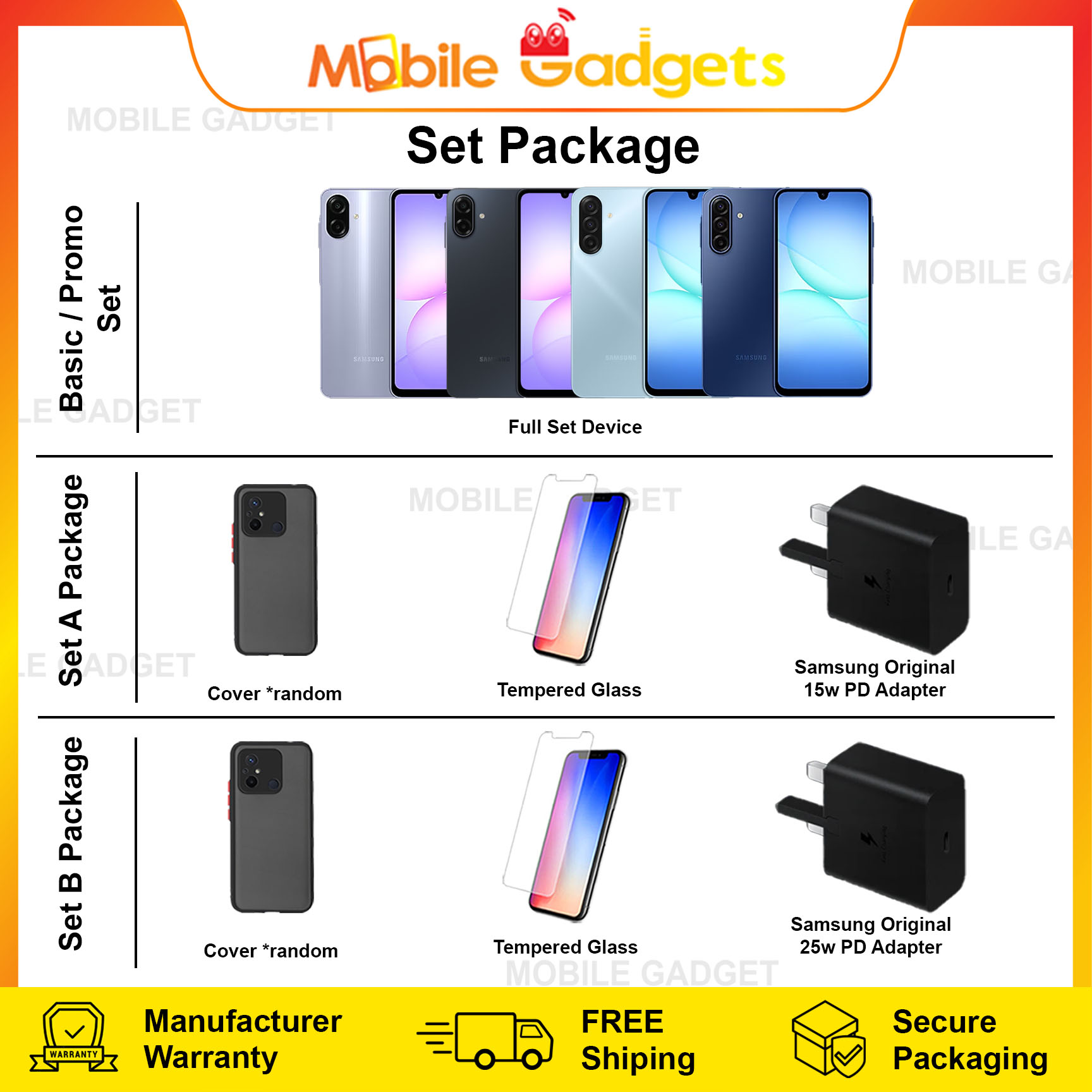 Samsung Galaxy A06 / A07 / A17 4G & 5G / A26 / A36 / A56 5G