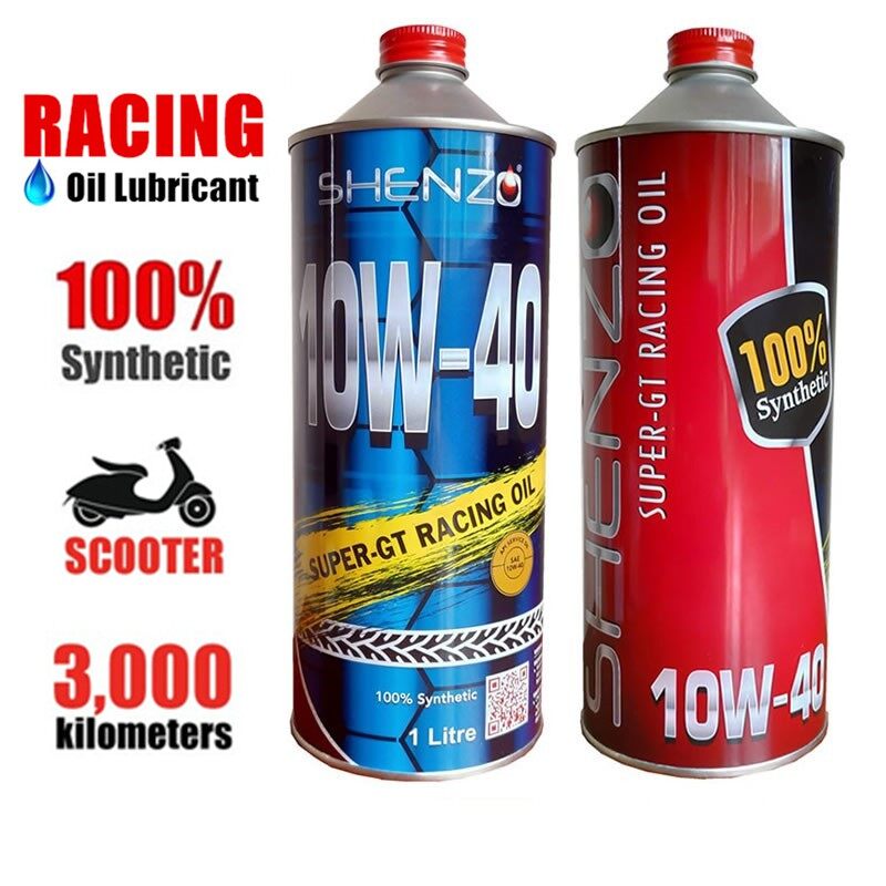 SHENZO 10W40 Scooter Racing oil Block 68mm 65mm 63mm 100 Fully