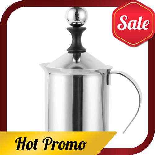 Stainless Steel Milk Frothing Pitcher 800ml Milk Coffee Steam Pitchers Milk Jug Cup Suitable for Espresso Latte Art Frothing Milk (Standard)