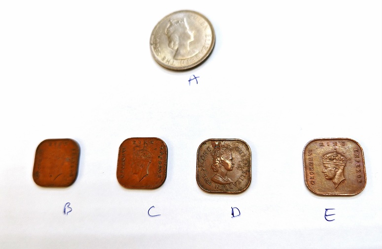 READY STOCK 50 CENT MALAYA & BRITISH BORNEO 1954 QUEEN ELIZABEHT THE 2ND 1 CENT 1943 1957 QUEEN ELIZABETH THE 2ND KING EMPEROR GEORGE VI REAL COIN