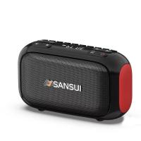 Sansui F31 Mini Portable FM Radio Outdoor Bluetooth Speaker Recorder with LED Display Support TF USB Music Player