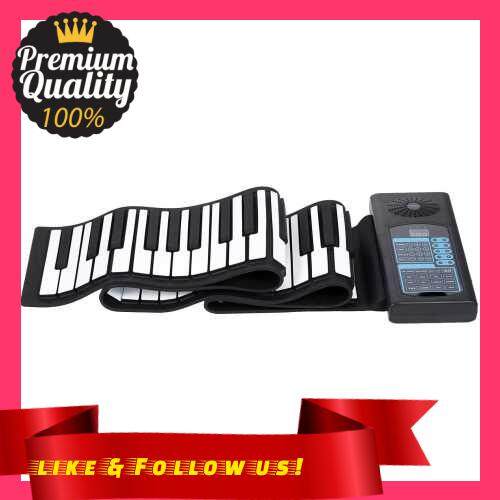 People\'s Choice Roll Up Piano Foldable Piano Portable Piano Silicone Keyboard 88 Keys with MIDI Recording Editing Playback Sustain (Standard)