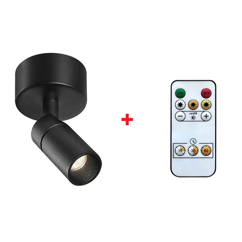 UORRIS 2000mAH Magnetic Base Led Wireless Wall Light USB Rechargeable Wall Mounted Cabinet Spotlight Touch Dimmable Bedside