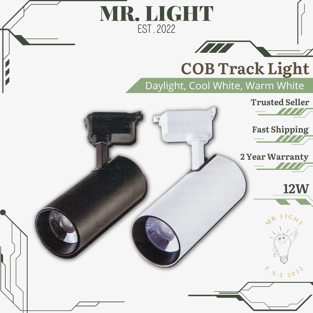 Lighting Track Rail LED Track Light Rail 1M/2M