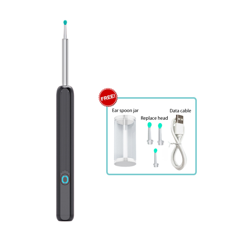 Wireless Visual Earpick WiFi HD Mini Earwax Endoscope Spoon LED Flashlight Visual Ear Picker Children Adult Safe Earwax Remover Tools