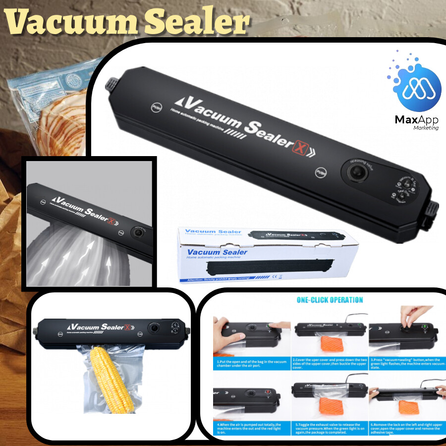 Portable Vacuum Sealer Machine Food Sealer packaging machine Electric Food Sealer 真空封口机 Mesin Bungkusan Vacuum