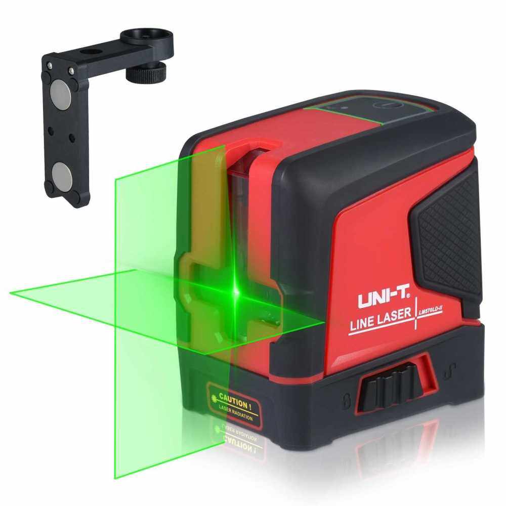 UNIT 2 Line Laser Level Meter SelfLeveling 2 Green Beams Horizontal