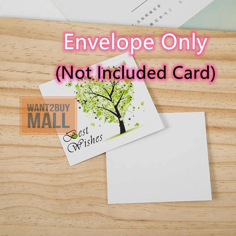 🇲🇾 🔥Ready Stock🔥 Greeting Wish Thank You Message Card Valentines Day Wedding Party Birthday Bouquet Gift Kad Ucapan