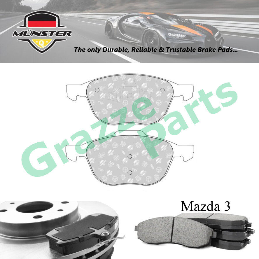 Münster Disc Brake Pad Front for Mazda 3 BL 1.6 2.0 2008-2014 Z6 5 CW 2.0 2010 LF5H 5 Skyactiv 2.0 2