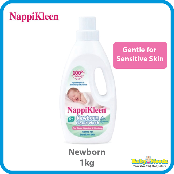 Nappikleen Newborn Baby Anti-Bacterial Detergent Liquid Cloth Wash