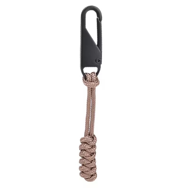 5Pcs Detachable Zipper Pullers Outdoor Bag Zipper Pull Head Wear-resistant Umbrella Rope Woven Zipper Replaceable Accessories