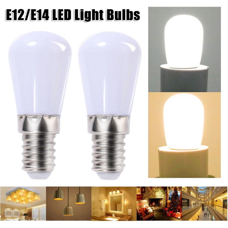 Độ sáng cao led tủ lạnh ánh sáng bóng đèn e12/e14 ac 220v đèn led trắng/màu trắng ấm bóng đèn vặn
