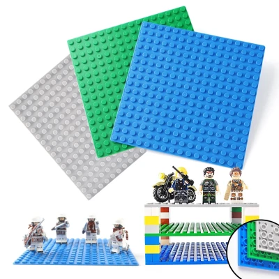 BasePlate 16*16 Dots Double-sided Base Building Blocks Baseplate DIY Compatible Legoe Toys