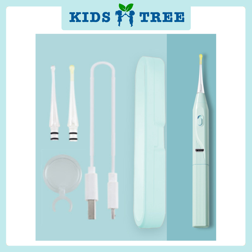 Baby Earpick Ear Cleaner Extractor LED FlashLight Ear Cleaner Earwax Remover Kids Adult Ear Care Curette
