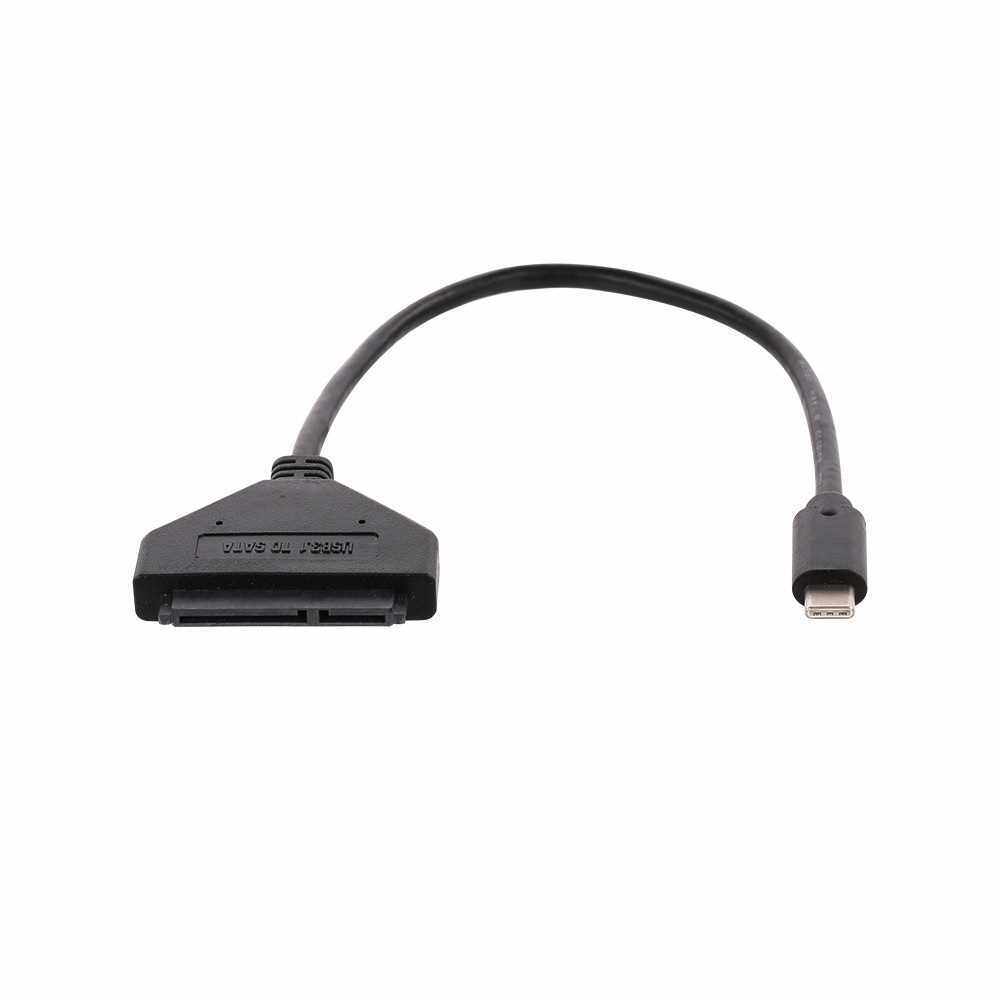 Type C to SATA Adapter 2.5 Inch Hard Drive SSD Cable Converter Type C to SATA 22 Pin Fast Speed (Standard)