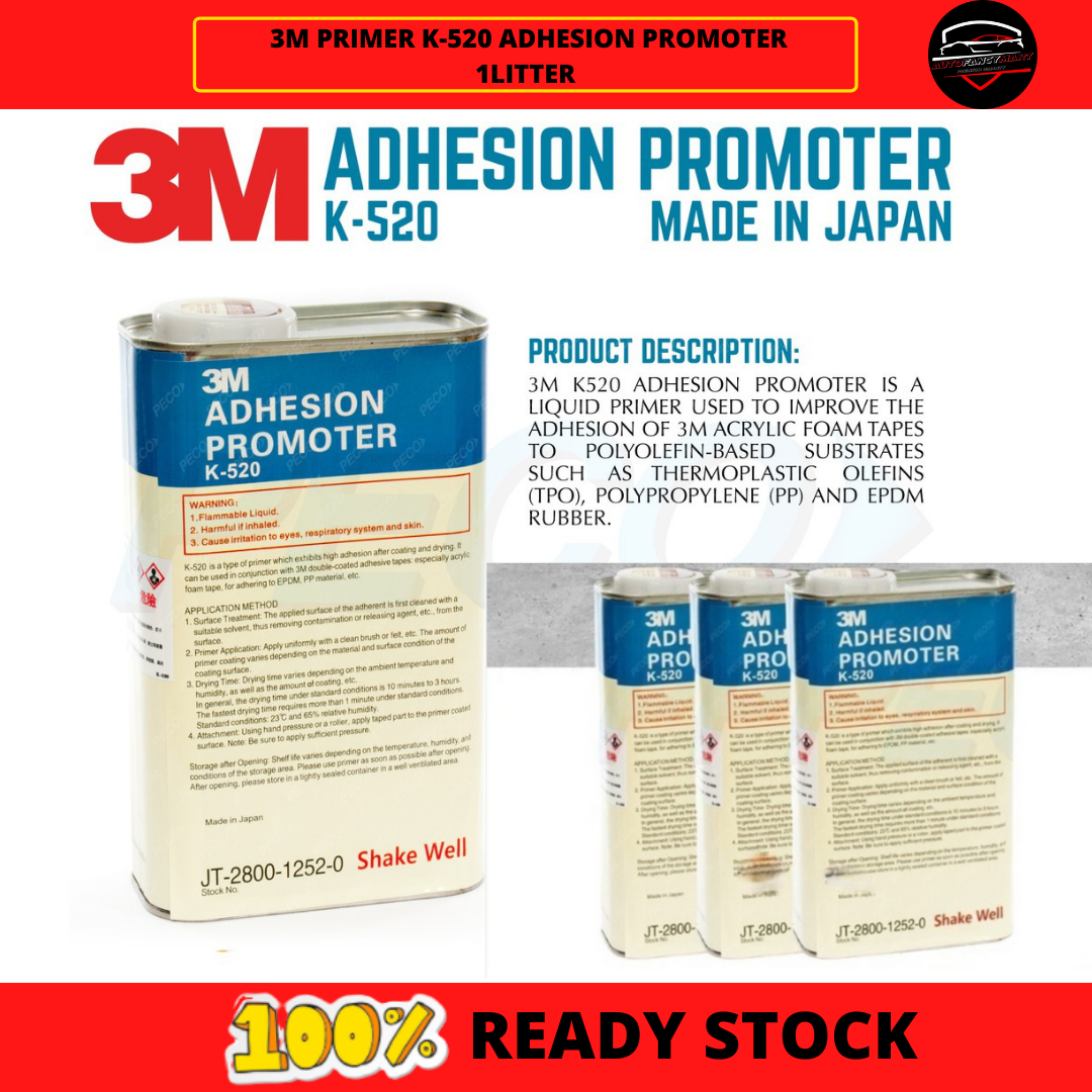 3M PRIMER K520 ADHESION PROMOTER 1LITTER (TIN) Price, Reviews WapCar