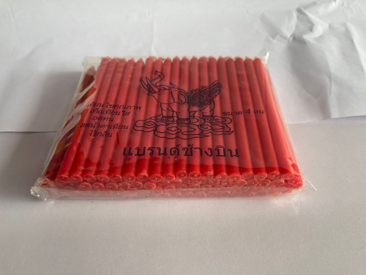泰国象标牌 蜡烛 （红）4寸（12cm），5寸（14cm），6寸（18cm）Thai candle