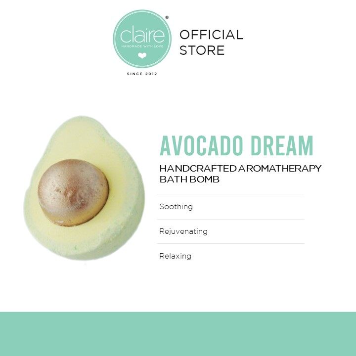 Claire Organics Avocado Dream Bath Bomb
