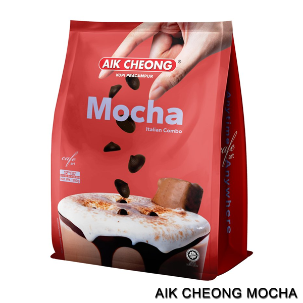 Aik Cheong Mocha (25g x 12s) 300g | Cafe Art | Instant Coffee