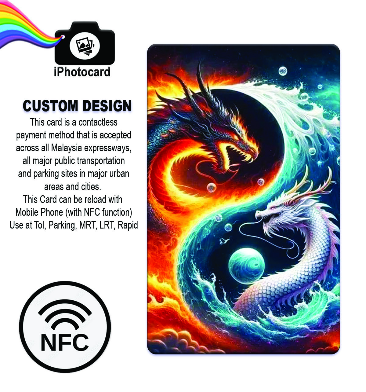 Touch n Go Card NFC TNG - YEAR OF THE DRAGON - LIMITED EDITION - Card with NFC function
