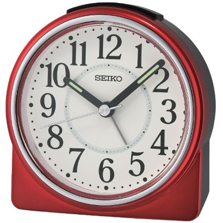 100% ORIGINAL SEIKO Quiet Sweep Snooze Light Lumibrite Beep Alarm Clock QHE198 (QHE198K QHE198L QHE198R QHE198S) [Jam Loceng]