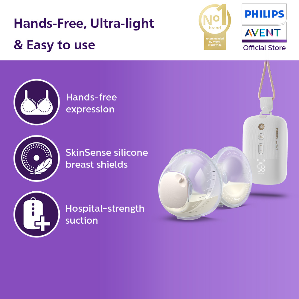 [New] Philips Avent Hands-free Double Electric Breast Pump SCF532/11