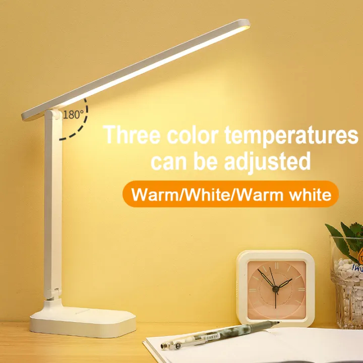 YAKO Adjustable Study Table Lamp Learning LED Desk Lamp Lampu Meja Eye Protection Desk Light 学习台灯