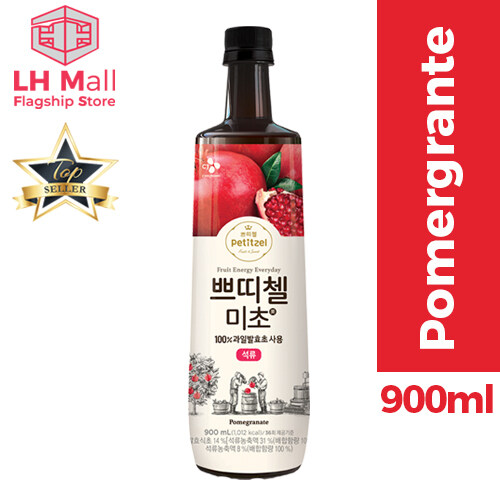 Korea CJ Petitzel Vinegar Drink Pomegranate 900ml (Exp : July 2022 ?)