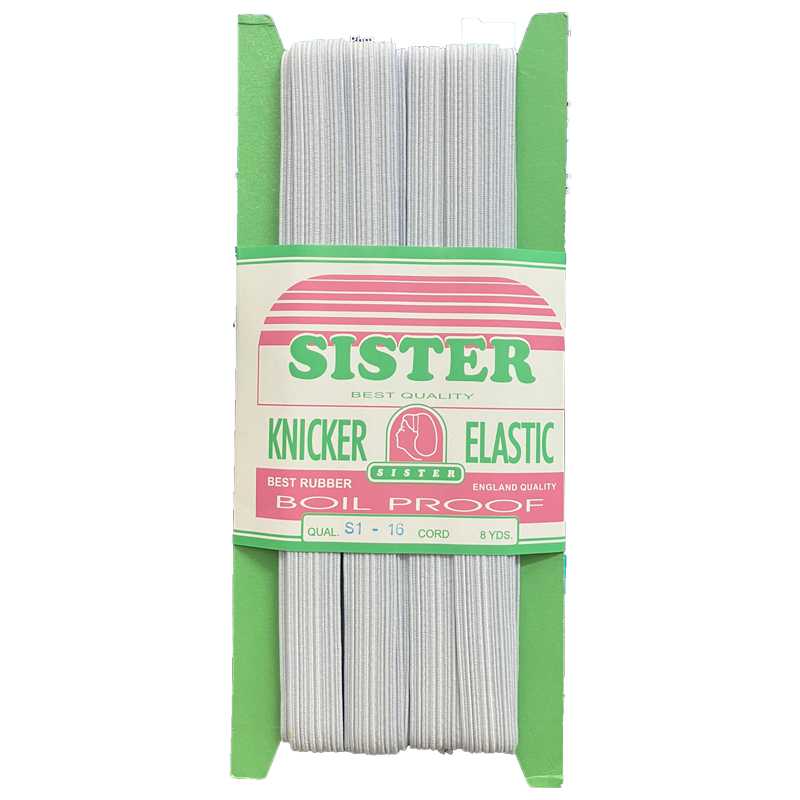 Sister Lasting Elastic Knicker Elastic 8 Yds 0.75cm /1cm /1.25cm Kain Getah Seluar Getah Washes Boils & Irons