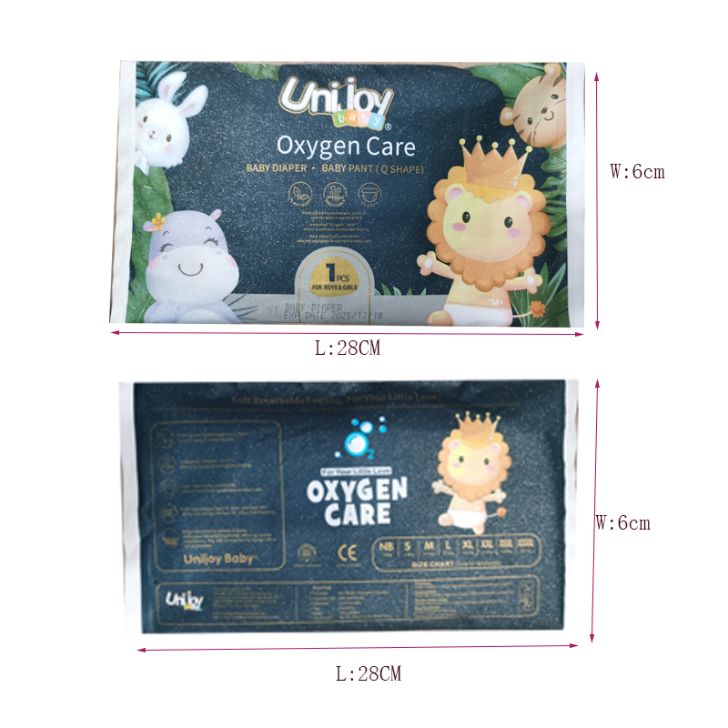 （Trial Pack）Unijoy Baby newborn diapers experience packs Lampin Kanak(S/M/L/XL/XXL)(1 Pcs)diapers baby