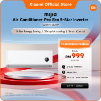 [READY STOCK] Xiaomi Mijia Air Conditioner Inverter Pro Eco 5 Star 1.0HP/1.5HP | AI Energy Saving 30-second Cooling App Control Standard Installation Included